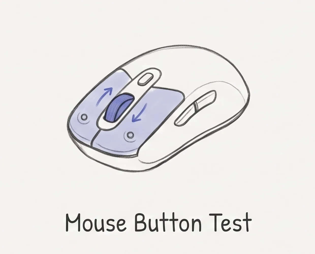 Testing left, right, and middle mouse buttons